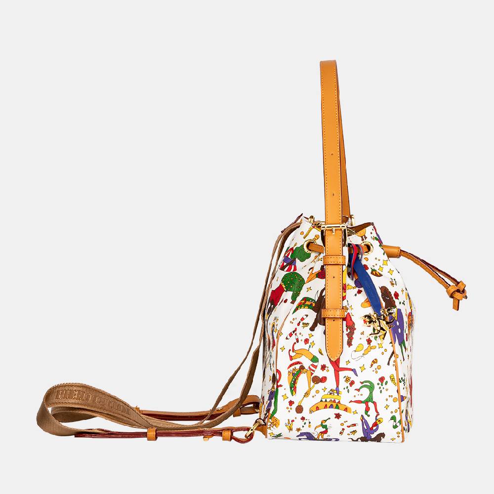 Piero Guidi PIERO GUIDI BACKPACK&BUCKET BAG "MANUELA"/ZAINO&SECCHIELLO Sottocosto