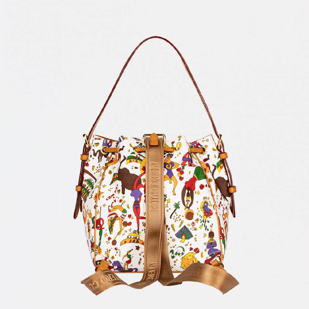 Piero Guidi PIERO GUIDI BACKPACK&BUCKET BAG "MANUELA"/ZAINO&SECCHIELLO Sottocosto