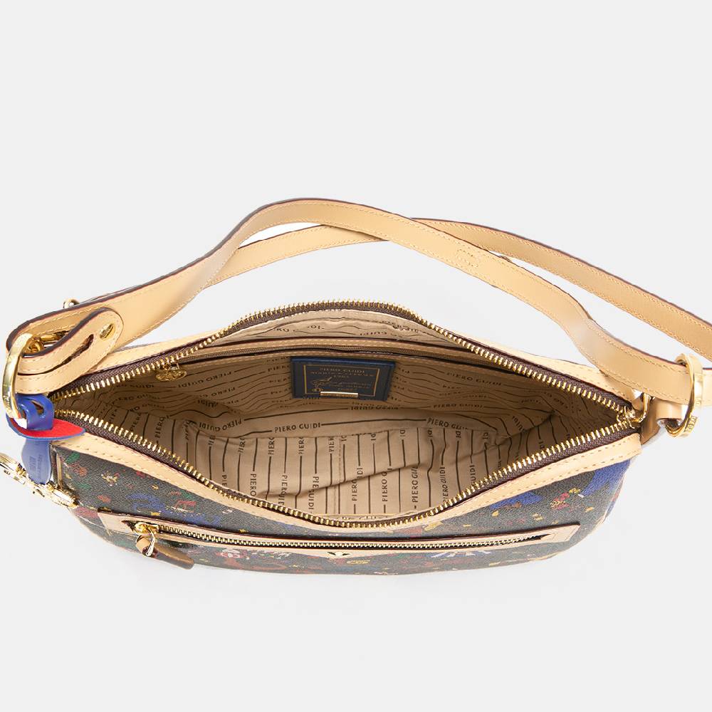 Piero Guidi PIERO GUIDI HOBO BAG/TRACOLLA MEDIUM Vendita calda