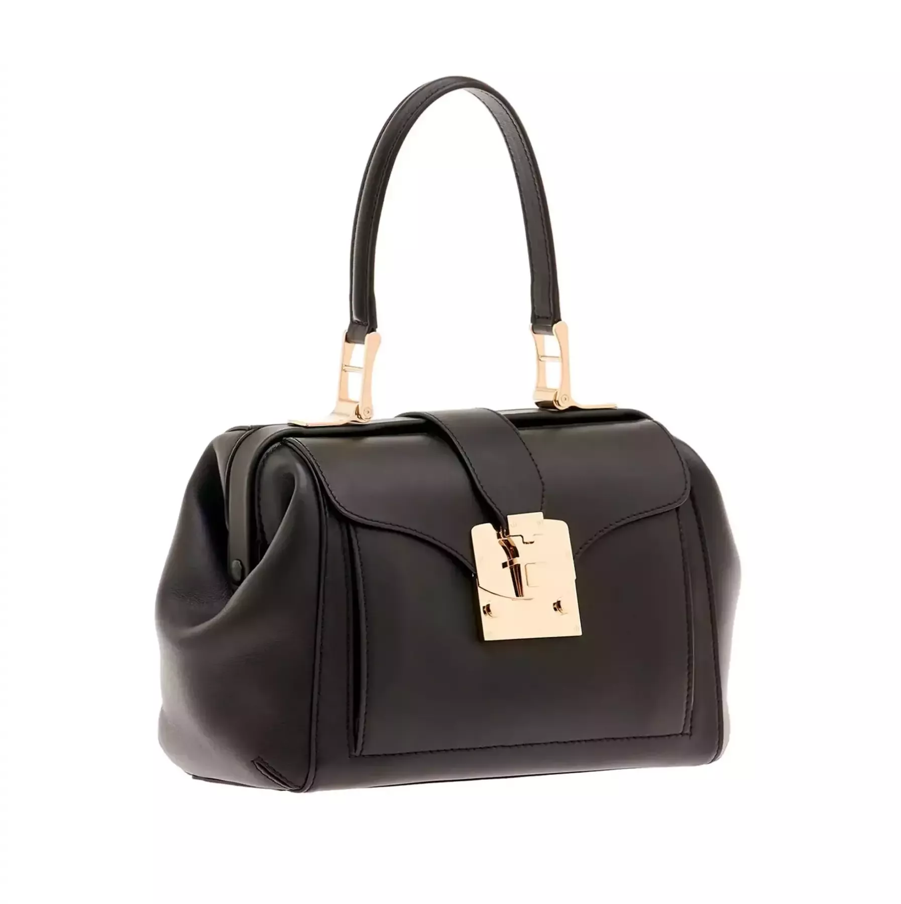 Pineider Lady Doctor Bag Small in Metro Smooth Economico