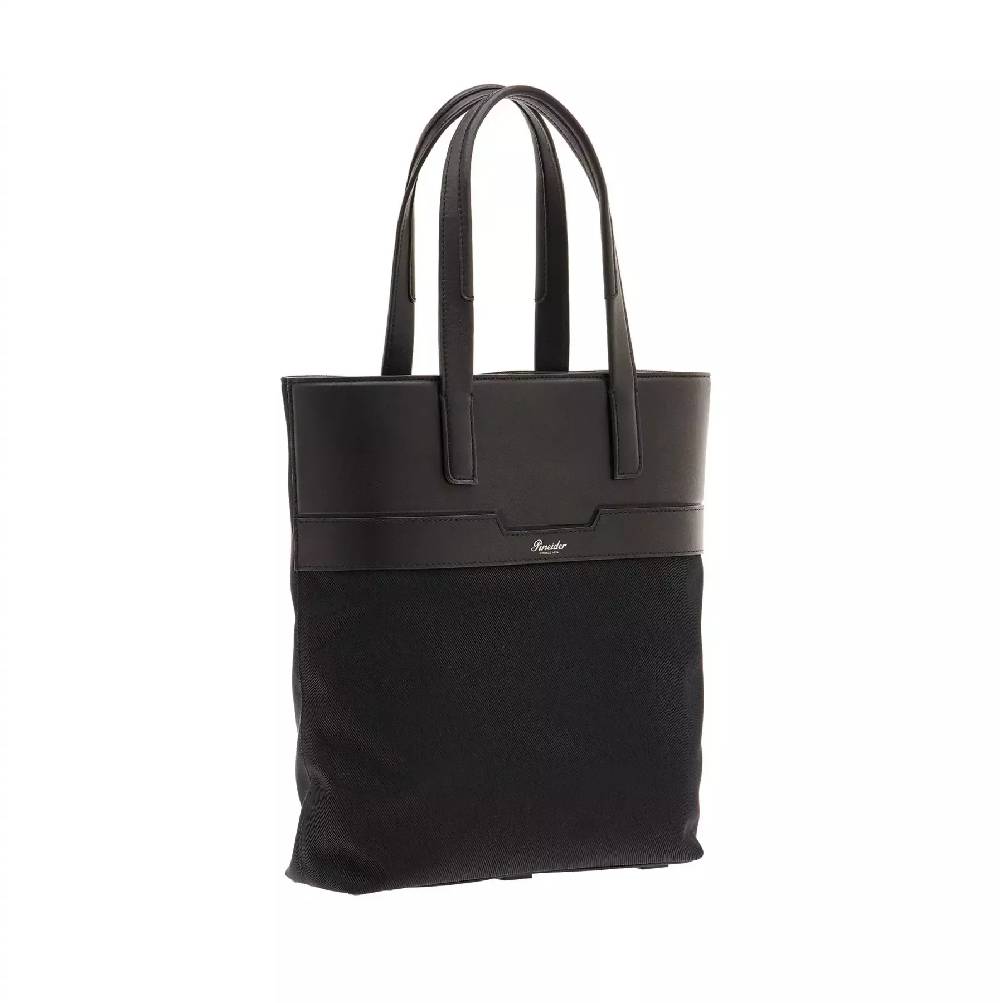 Pineider Museum Vertical Shopping Bag in Metro Nylon Negozio