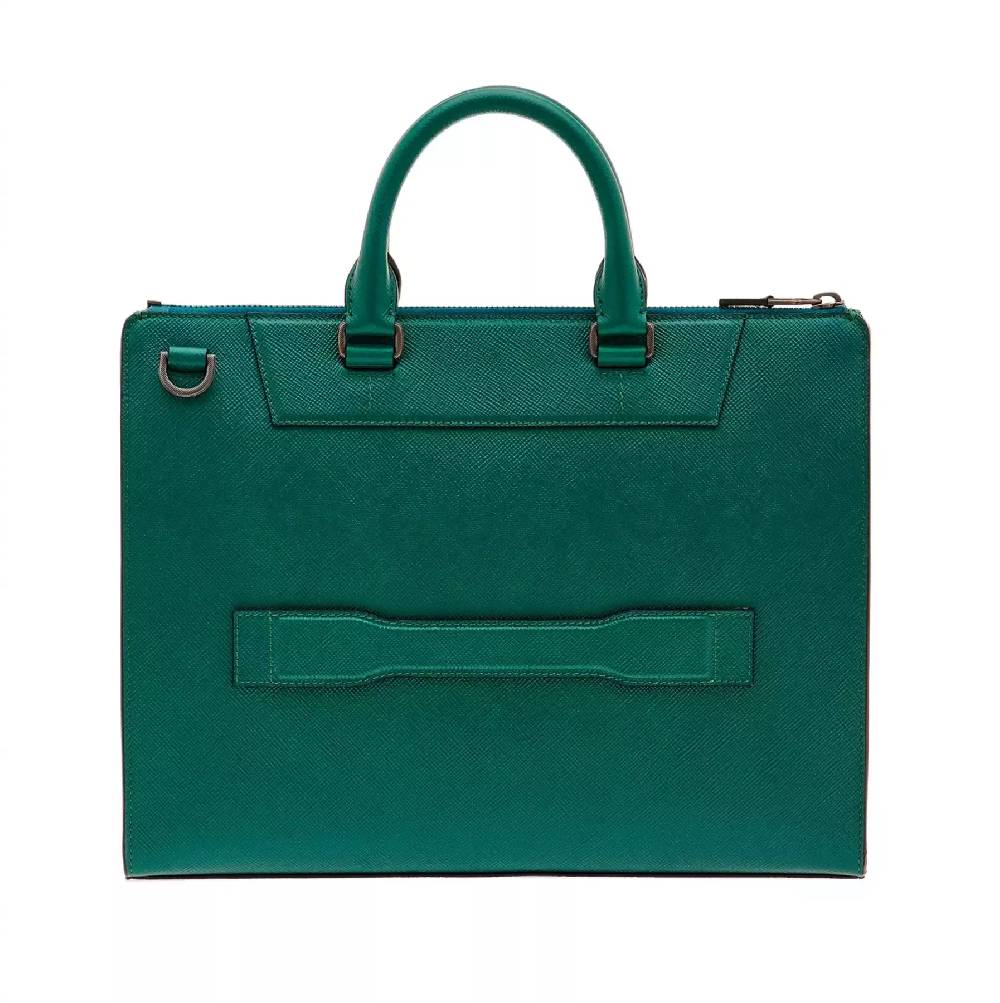Pineider Slim Briefcase in Mini Franzi In Vendita
