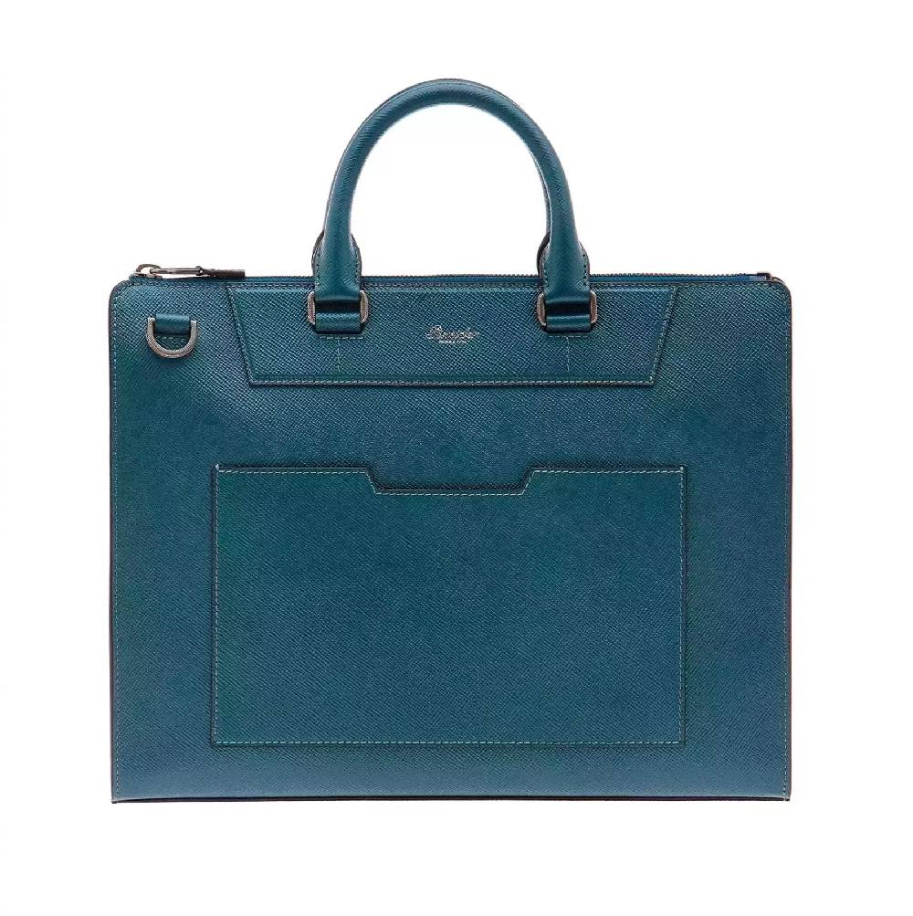 Pineider Slim Briefcase in Mini Franzi In Vendita