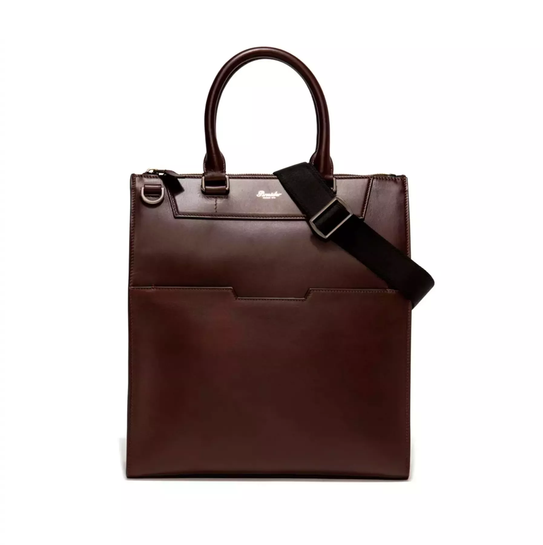 Pineider Florence Shopping Bag in Metro Smooth Vendita Calda
