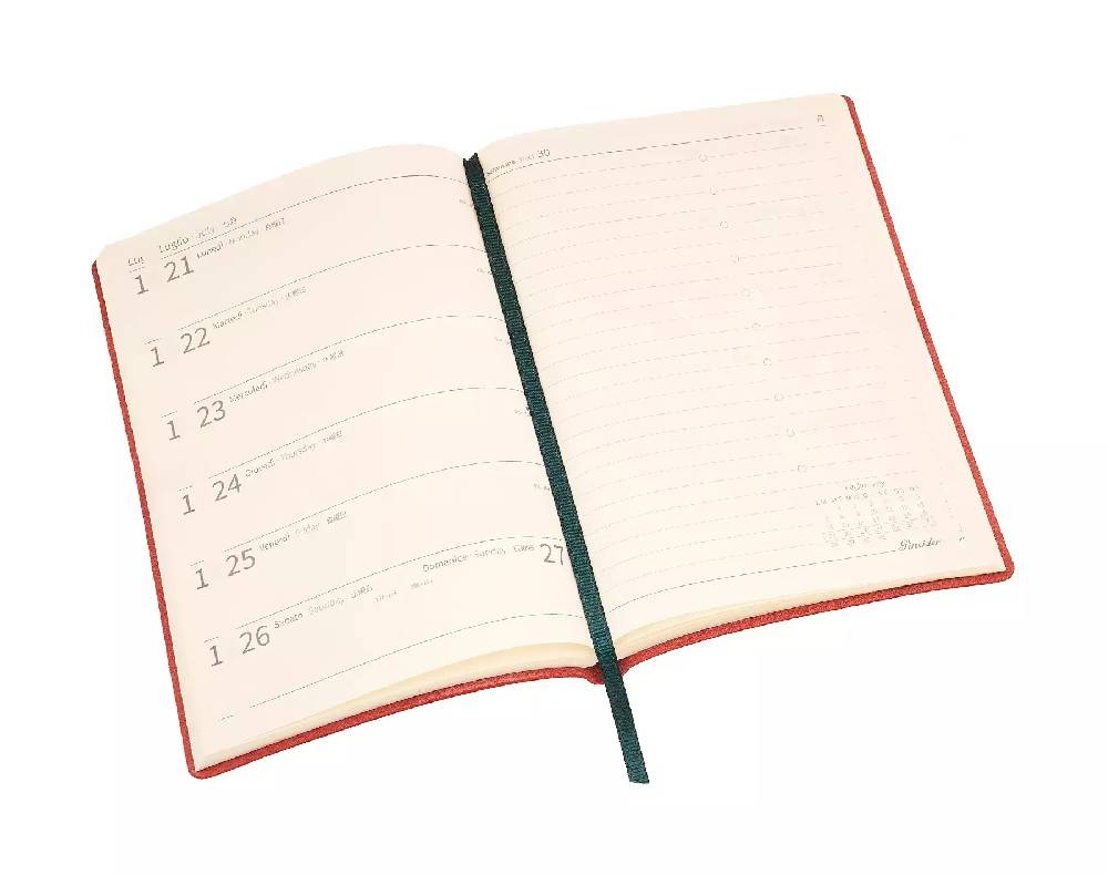 Pineider Agenda Settimanale Classic 2025 - 11x16 cm Negozi Online
