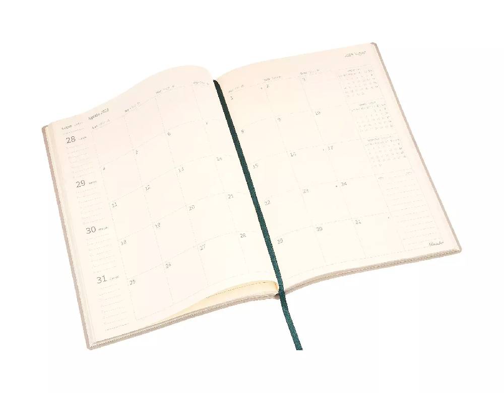 Pineider Agenda Settimanale Milano 2025 in Canvas - 17x24 cm Fino Al -60%