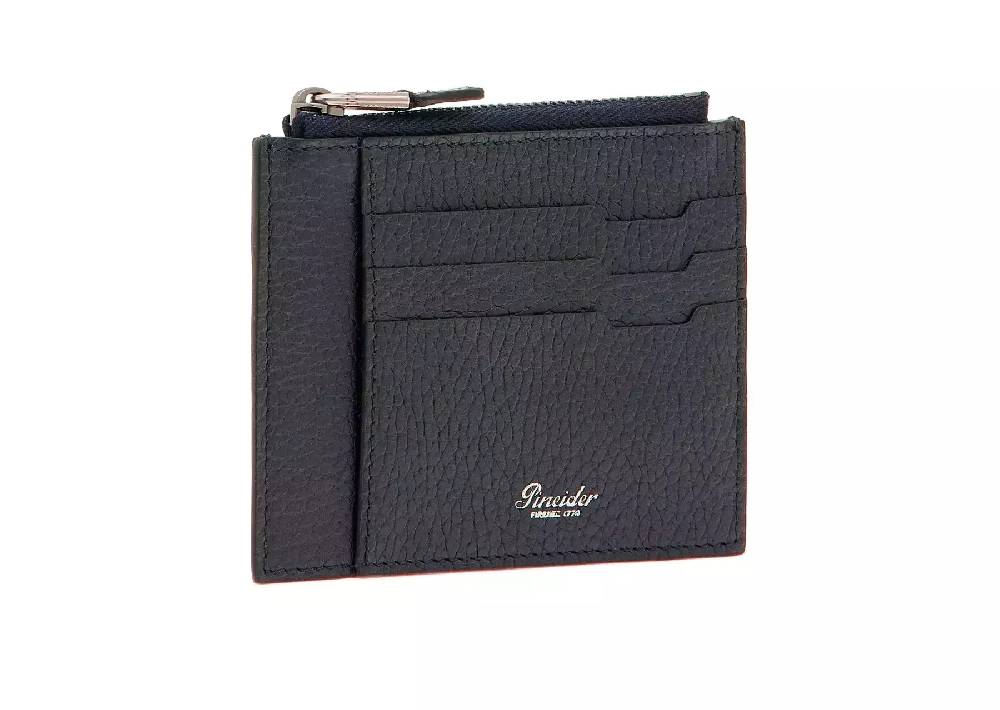 Pineider Porta carte con zip in Bottalato Italy