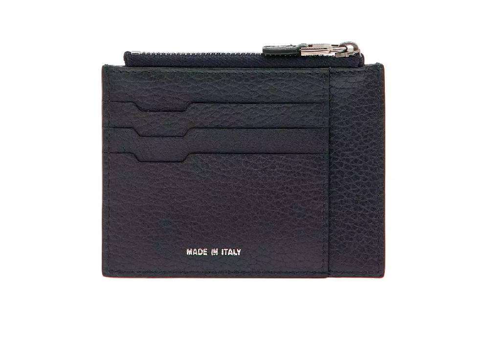 Pineider Porta carte con zip in Bottalato Italy
