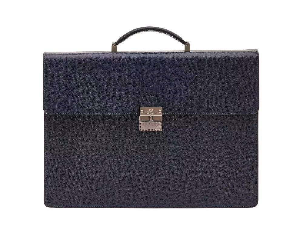 Pineider Lawyer Briefcase in Mini Franzi