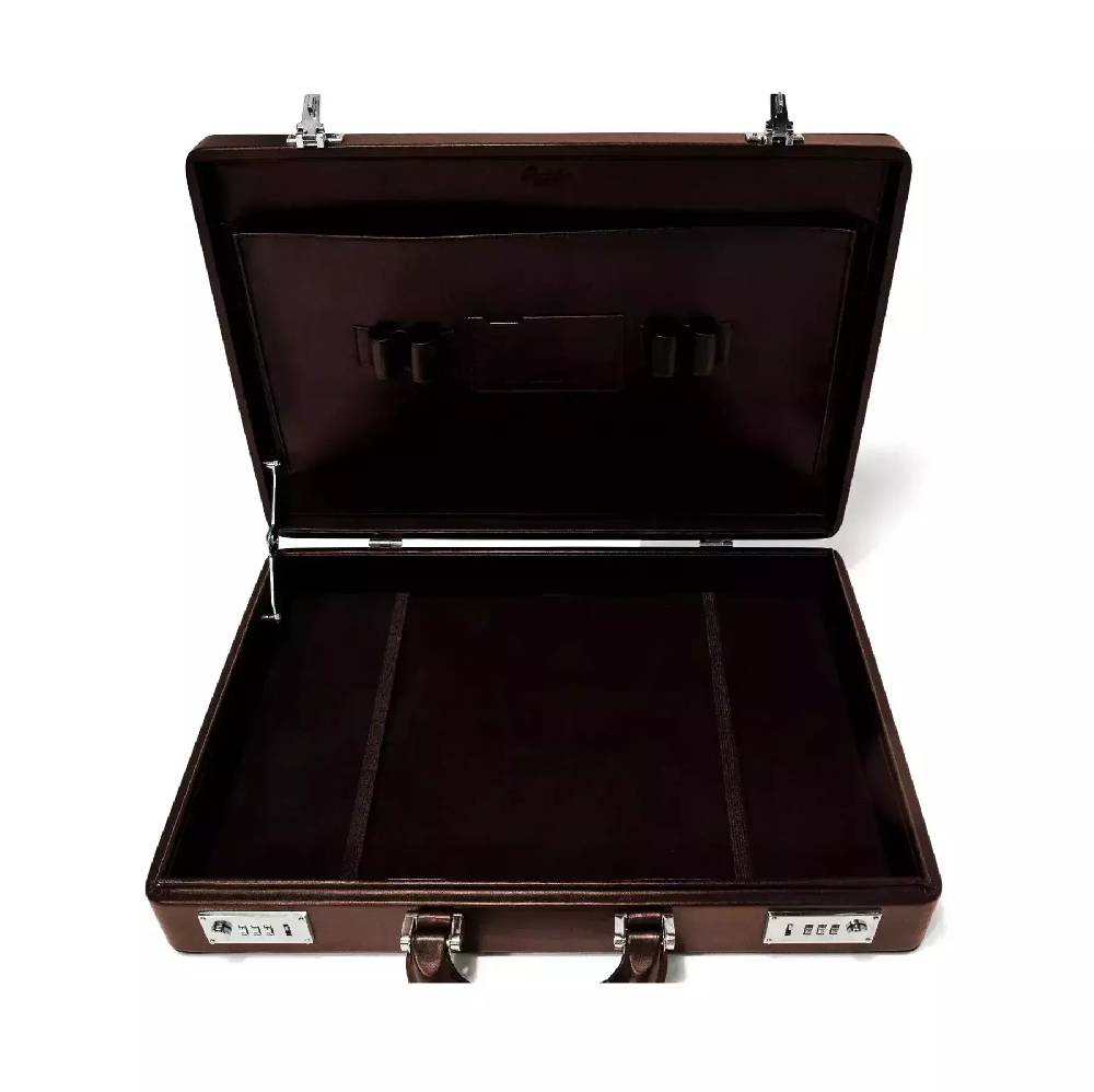Pineider Bond Briefcase in Metro Smooth Sconto