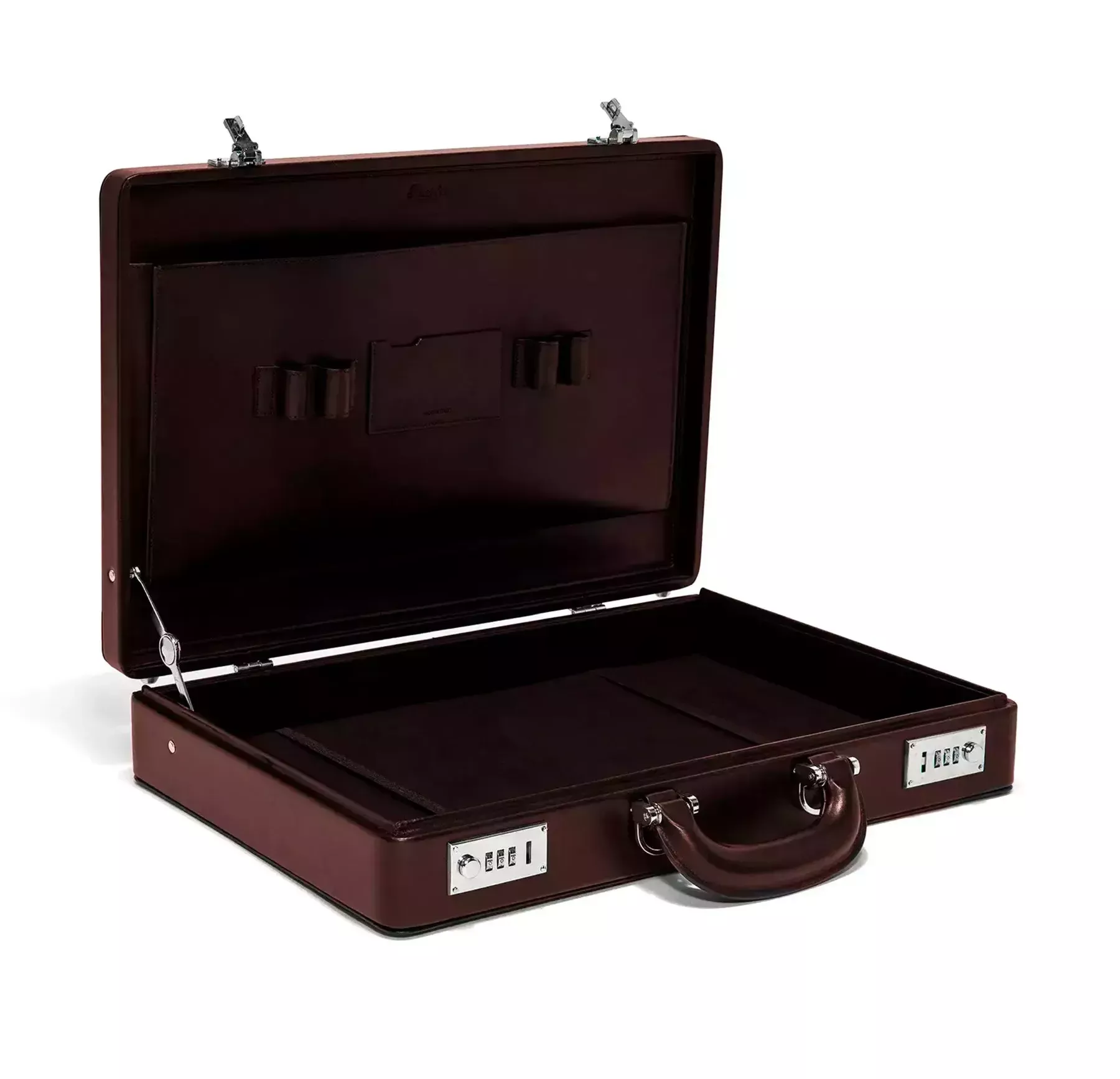 Pineider Bond Briefcase in Metro Smooth Sconto