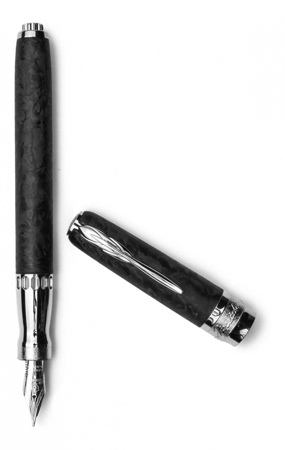 Pineider Penna Stilografica La Grande Bellezza Forged Carbon Saldi Di Fabbrica