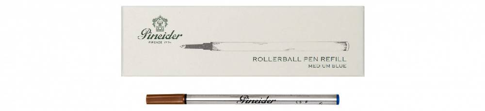 Pineider Ricarica per penna roller color blu - Pennino Medio