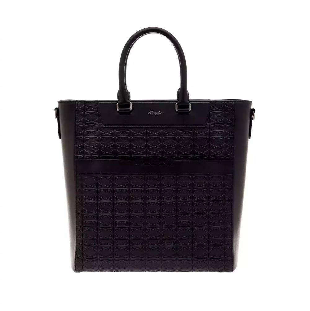 Pineider Vertical Shopping in Embossed Empress