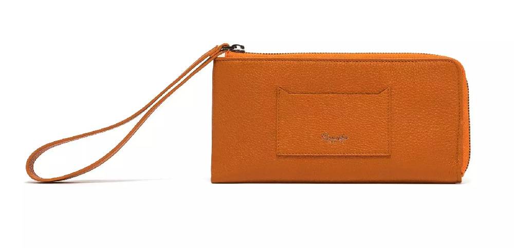 Pineider Portafoglio con zip in Bottalato Vendita