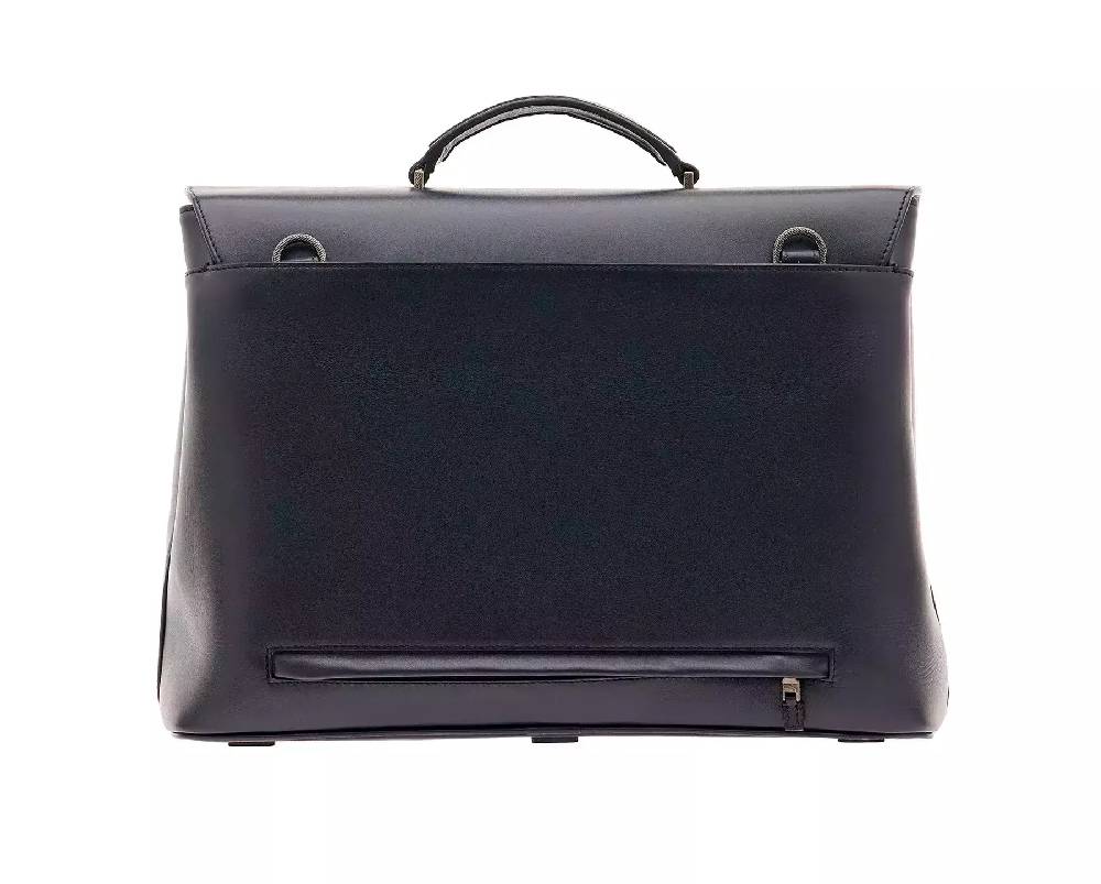 Pineider Double Briefcase in Metro Smooth Soddisfazione Garantita