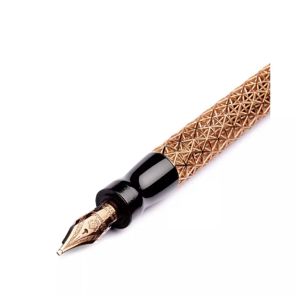 Pineider Penna Stilografica Psycho- Pennino in Oro 14KT Saldi