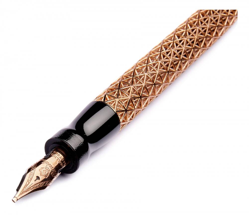 Pineider Penna Stilografica Psycho- Pennino in Oro 14KT Saldi