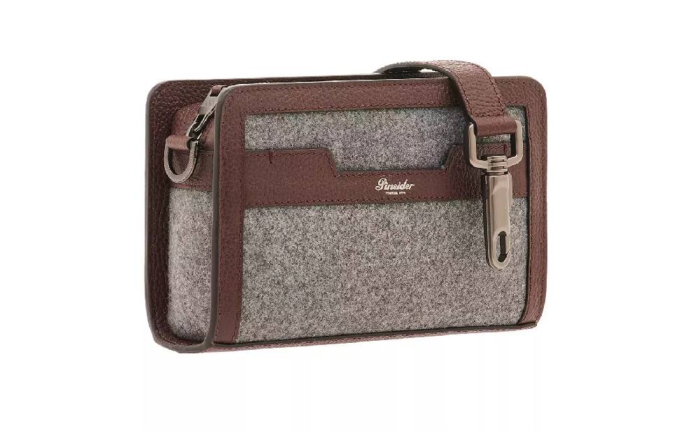 Pineider Odette Crossbody in Wool Nuova