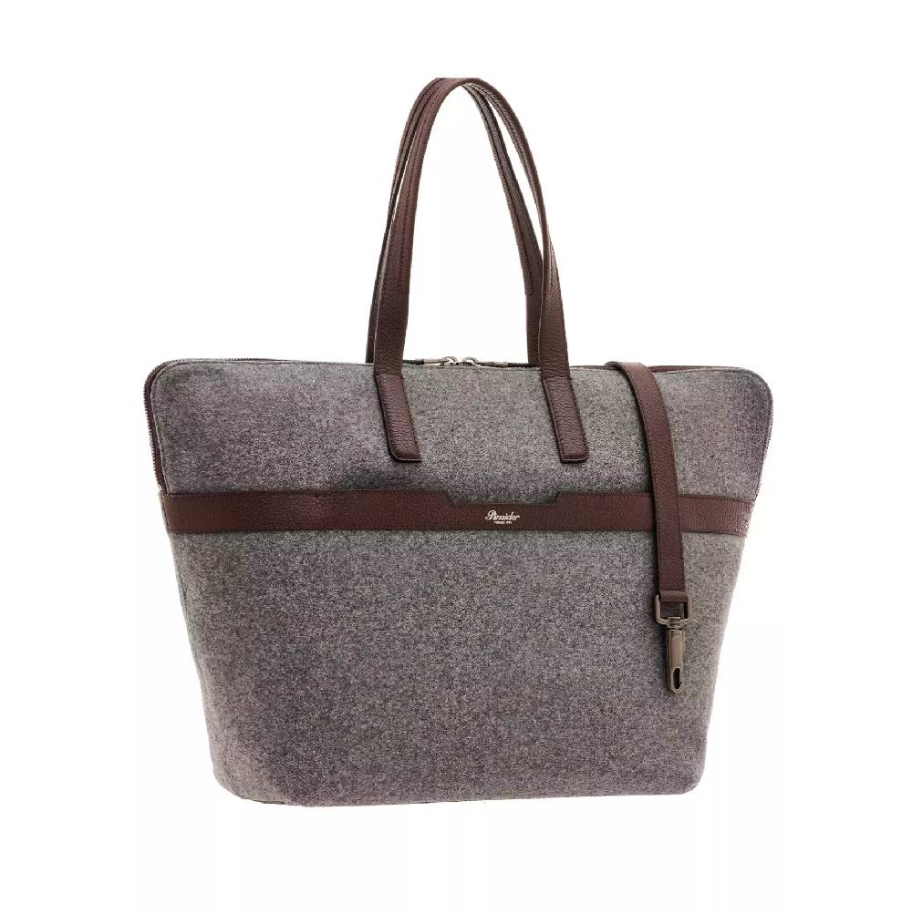 Pineider Saddle Tote Bag in Wool 2025