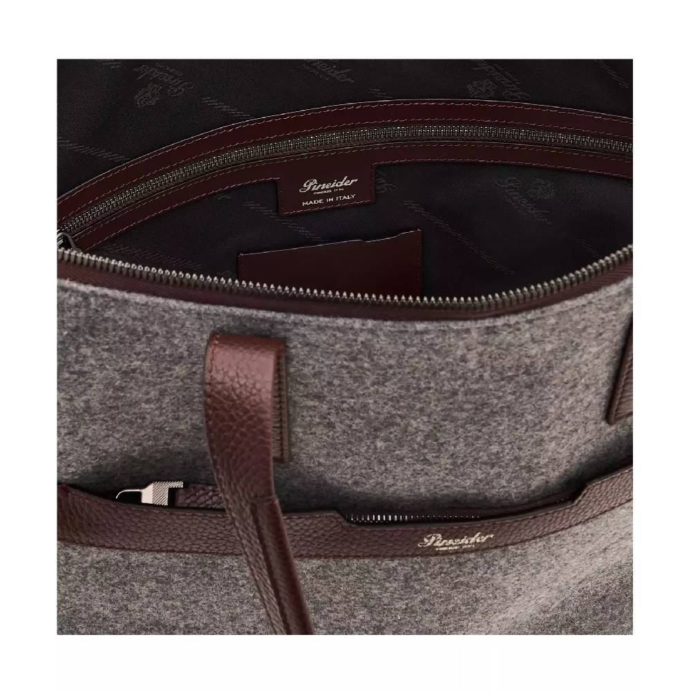 Pineider Saddle Tote Bag in Wool 2025