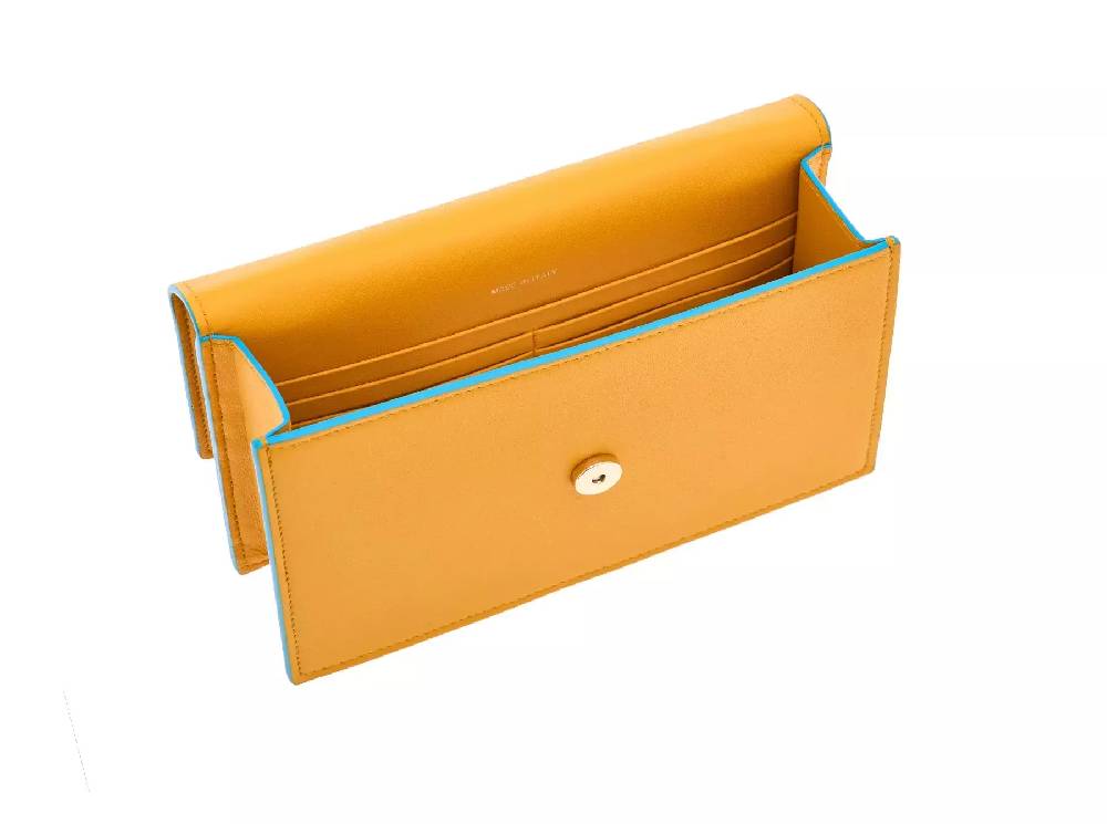 Pineider Flap Shoulder Bag in Metro Smooth 2025
