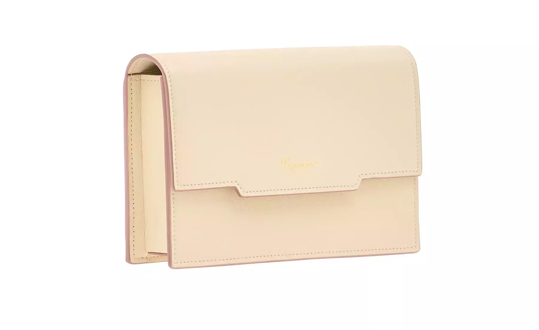 Pineider Flap Shoulder Bag in Metro Smooth 2025