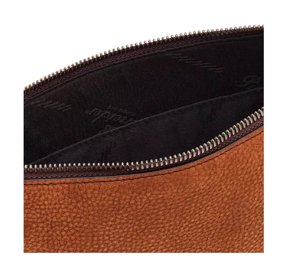 Pineider Pouch Medium in Nabuk Saldi