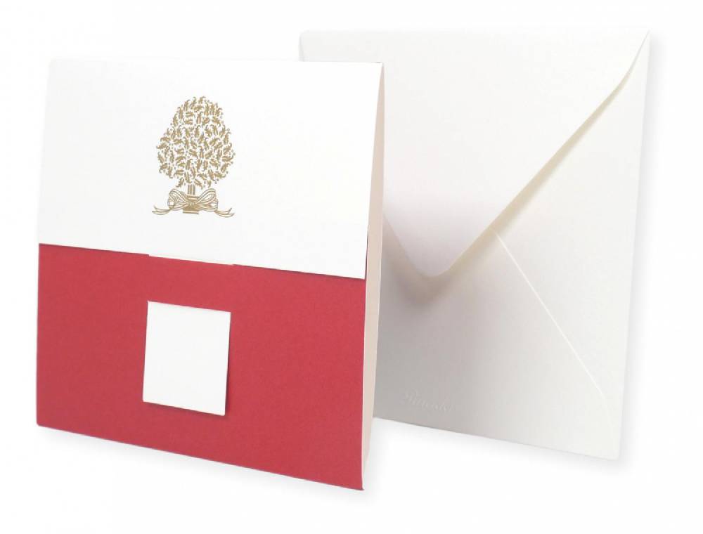 Pineider Christmas Box mix carte e buste 2025