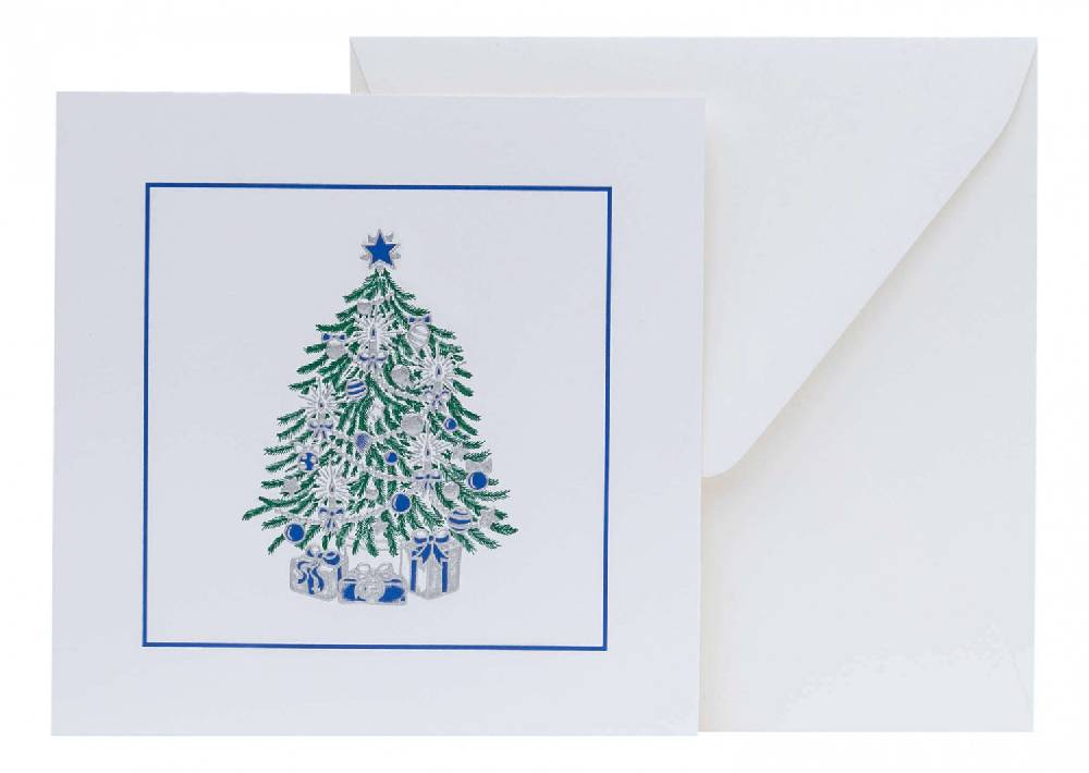 Pineider Christmas Box mix carte e buste In Linea