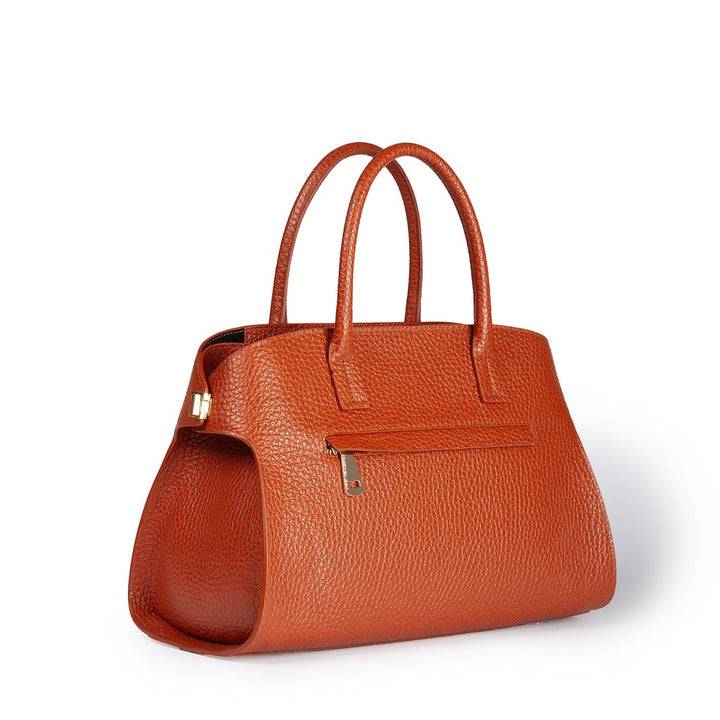 Roberta Gandolfi Elodie bowling medium borsa a mano in pelle con tracolla staccabile e regolabile Outlet