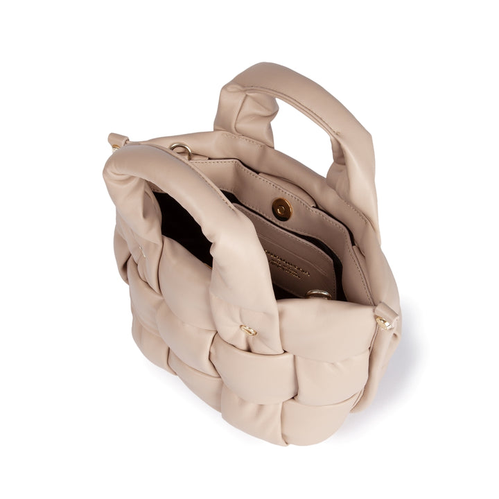 Roberta Gandolfi Greta Mini Nappa borsa in soffice pelle di agnello imbottita ed intrecciata a mano Offerte