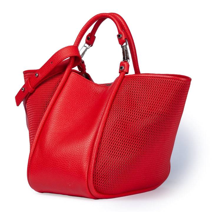 Roberta Gandolfi Yuma medium 3 in 1 borsa a mano in pelle trasformabile con tracolla staccabile Online