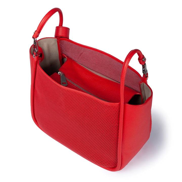 Roberta Gandolfi Yuma medium 3 in 1 borsa a mano in pelle trasformabile con tracolla staccabile Online
