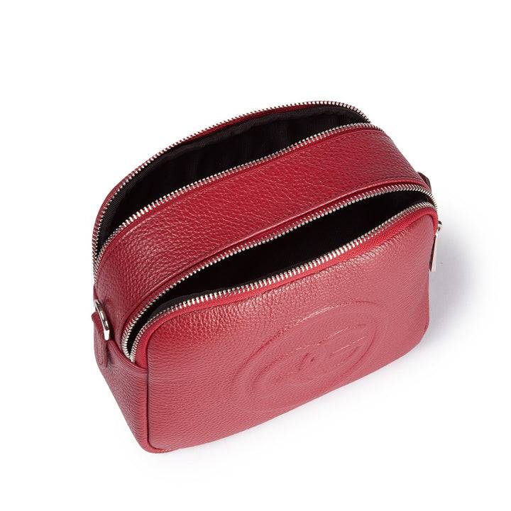 Roberta Gandolfi Roberta Pelle camera e crossbody in pelle con doppio scomparto e tracolla staccabile Hotsell