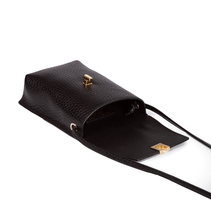 Roberta Gandolfi Elodie minibag and phoneholder in pelle con pratica tasca esterna e tracolla regolabile Negozio