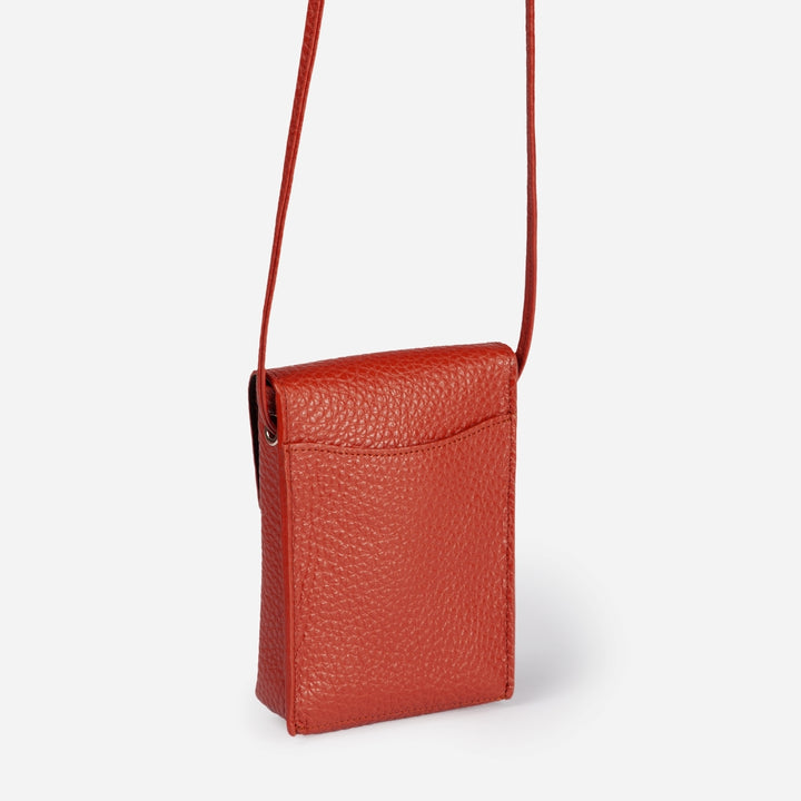 Roberta Gandolfi Elodie minibag and phoneholder in pelle con pratica tasca esterna e tracolla regolabile Nuova