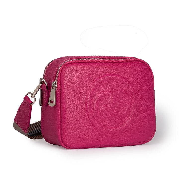 Roberta Gandolfi Roberta Pelle camera e crossbody in pelle con doppio scomparto e tracolla staccabile Qualità Garantita