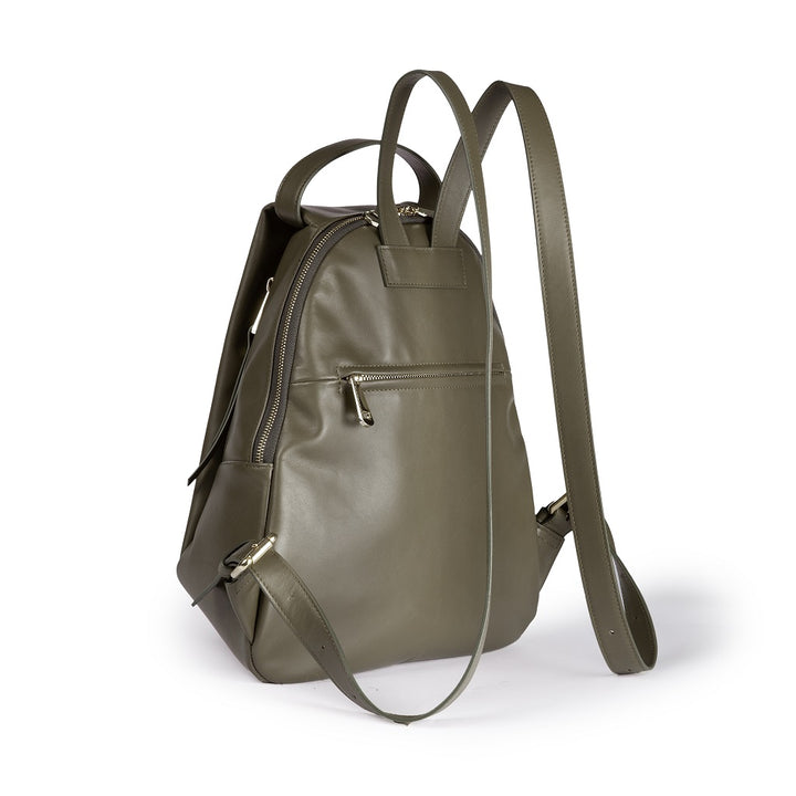 Roberta Gandolfi Micol Backpack in vitello liscio multitasche Outlet
