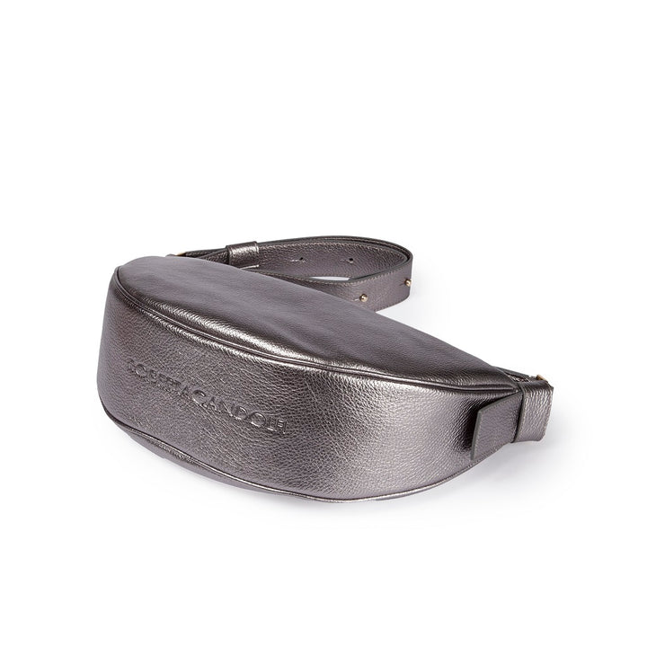 Roberta Gandolfi Micol Banana small cross body in vitello martellato metal con tracolla regolabile Offerte