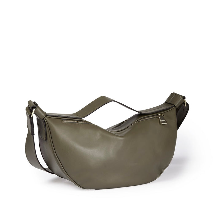 Roberta Gandolfi Micol Banana small cross body in vitello liscio con tracolla regolabile Vendita Economica