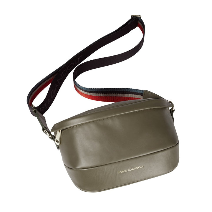 Roberta Gandolfi Micol Belt Bag in pelle con tracolla regolabile e catena amovibile Negozio