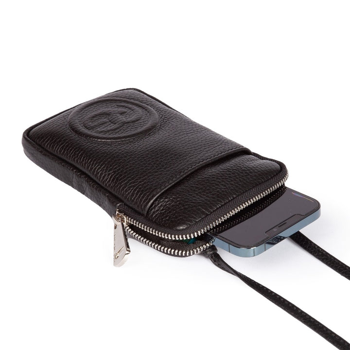 Roberta Gandolfi RG Phone holder in pelle di vitello con tracolla staccabile e regolabile Qualità