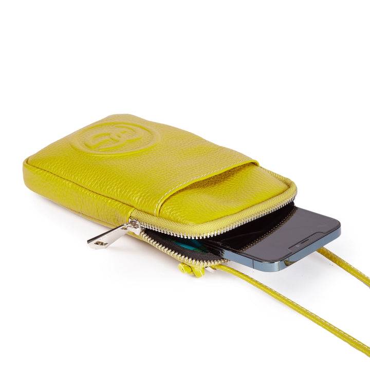 Roberta Gandolfi RG Phone holder in pelle di vitello con tracolla staccabile e regolabile Vendita