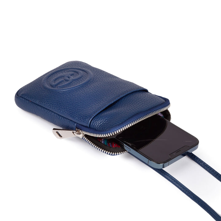 Roberta Gandolfi RG Phone holder in pelle di vitello con tracolla staccabile e regolabile Promozione