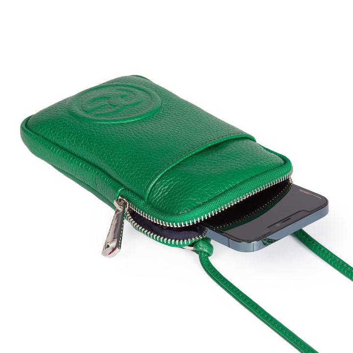 Roberta Gandolfi RG Phone holder in pelle di vitello con tracolla staccabile e regolabile Sottocosto