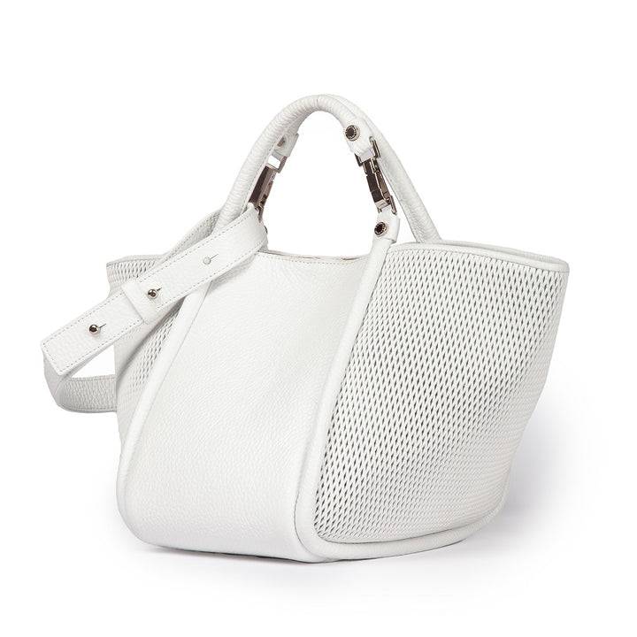 Roberta Gandolfi Yuma medium 3 in 1 borsa a mano in pelle trasformabile con tracolla staccabile Vendita Calda