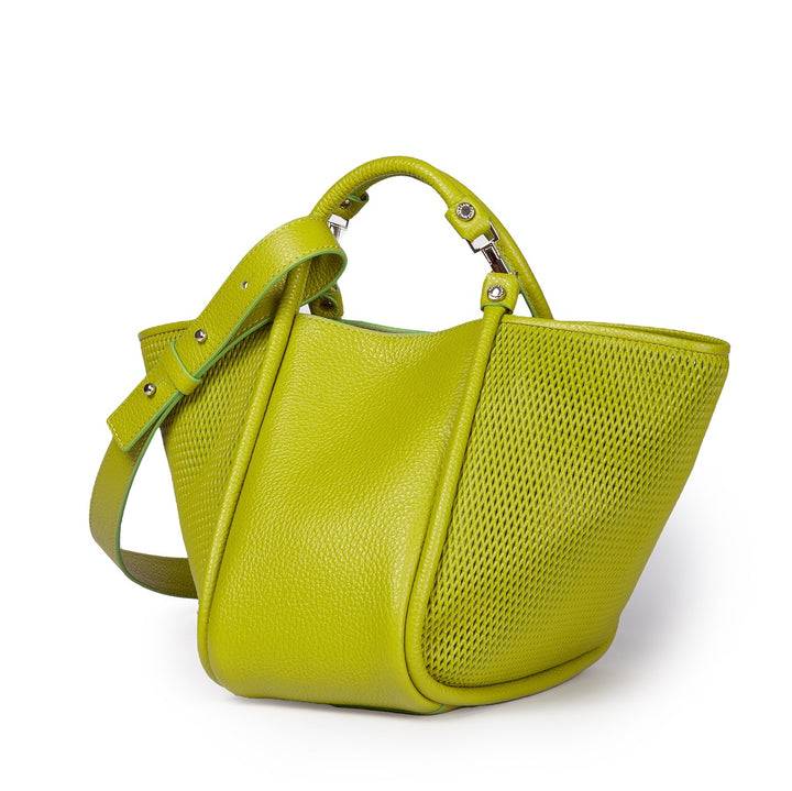 Roberta Gandolfi Yuma medium 3 in 1 borsa a mano in pelle trasformabile con tracolla staccabile Italy