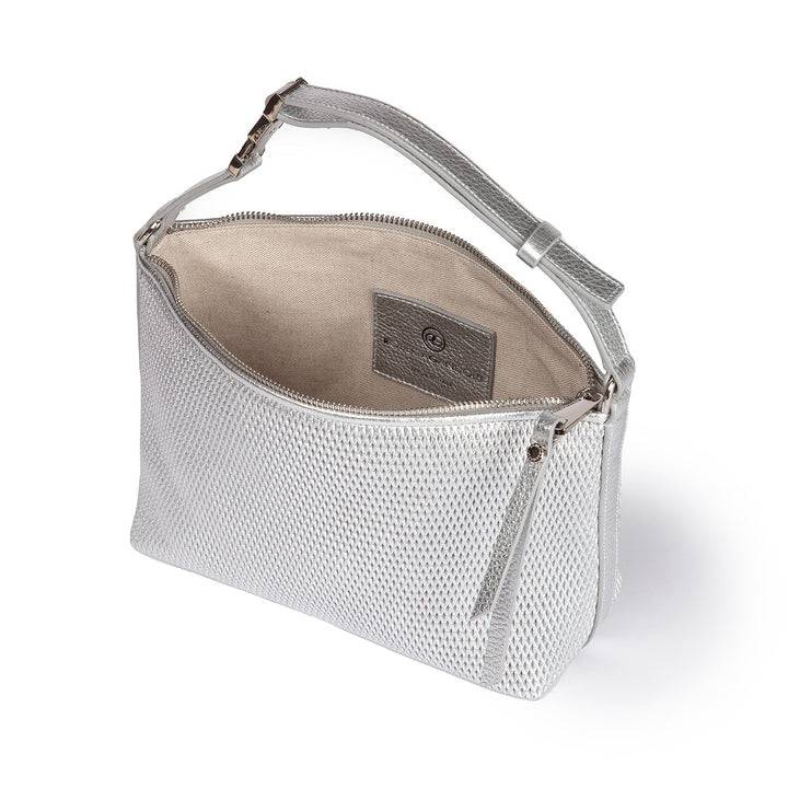 Roberta Gandolfi Yuma baguette in pelle con spallaccio regolabile Prezzo Ridotto