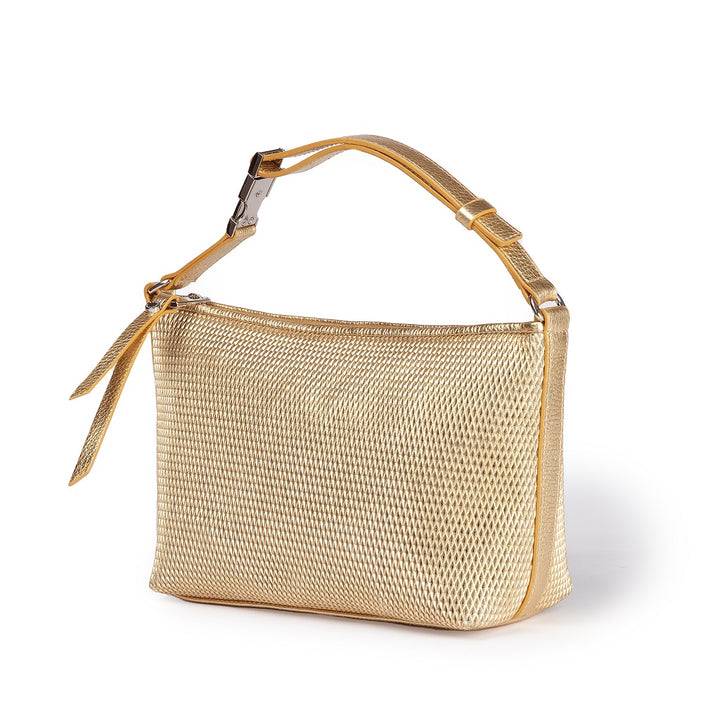 Roberta Gandolfi Yuma baguette in pelle con spallaccio regolabile Sottocosto